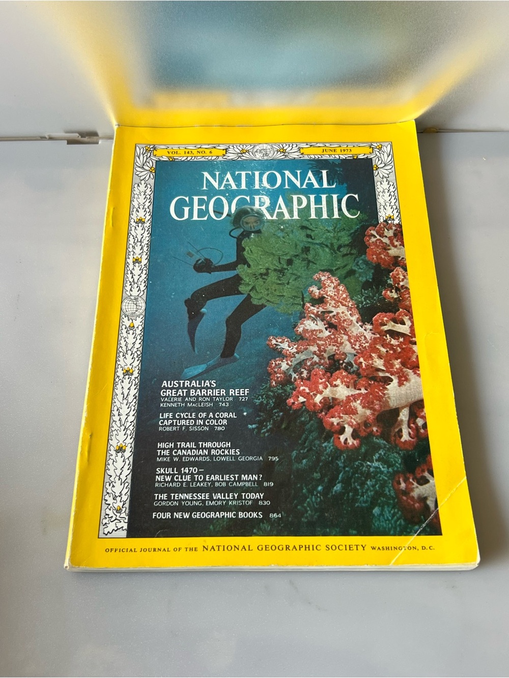 National Geographic magazine from June 1973